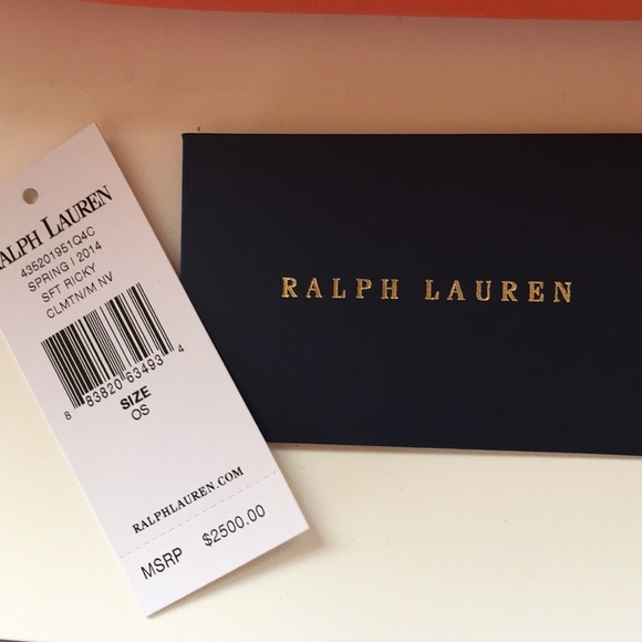 HP🥂 2x Ralph Lauren Ricky leather handbag new - Picture 7 of 7